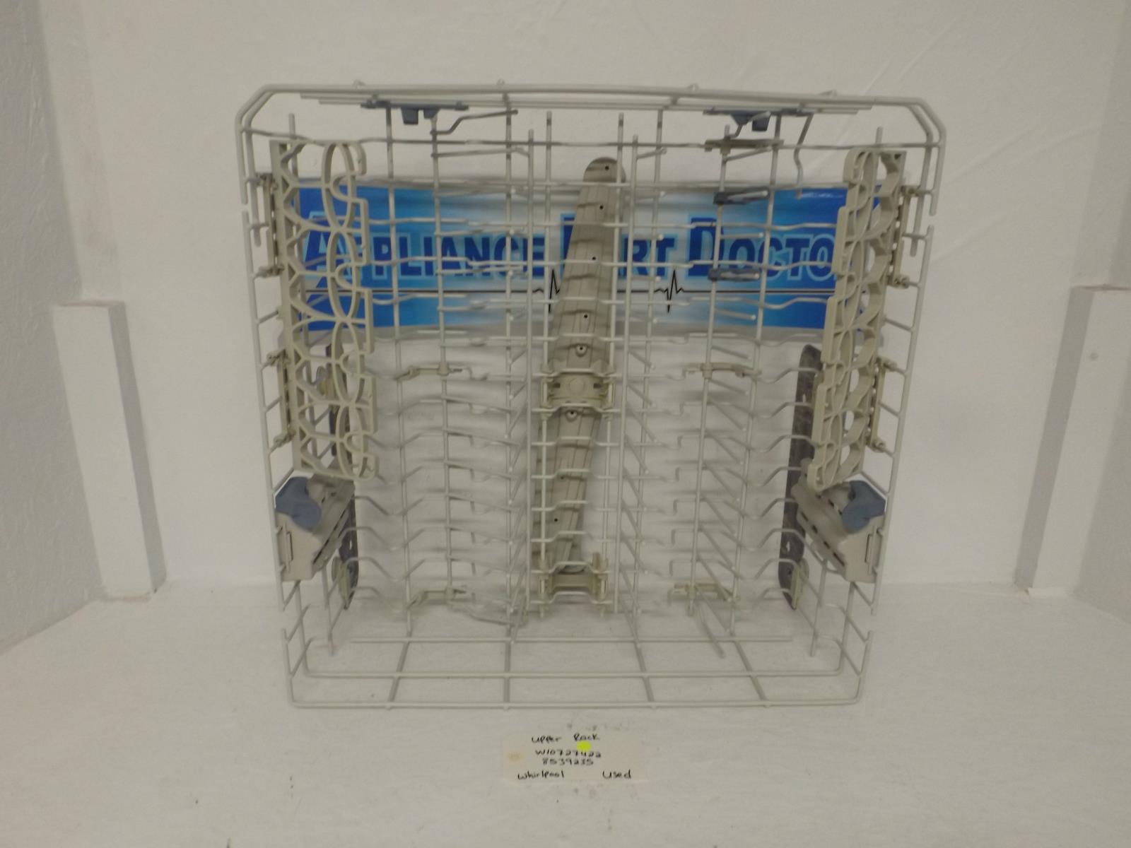 Whirlpool Dishwasher W10727422 8539235 Upper Rack Used Whirlpool Dishwasher W10727422 8539235 Upper Rack Used
